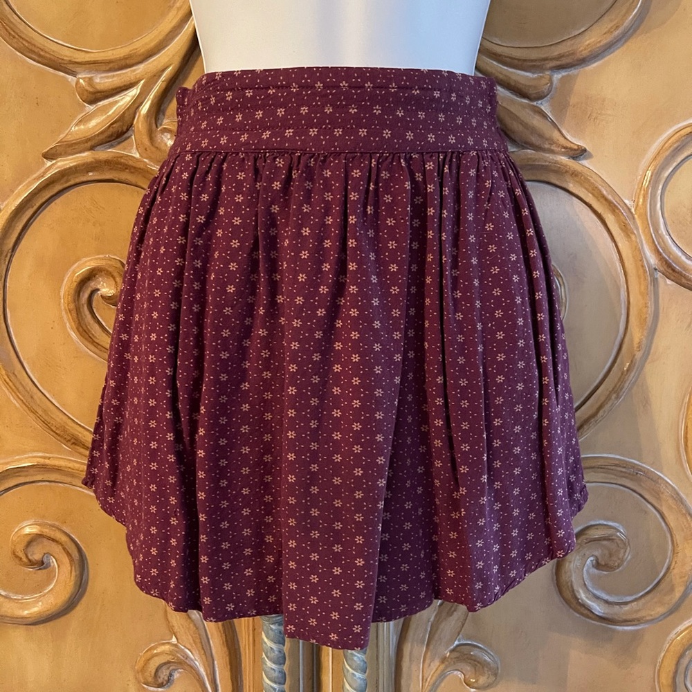 Cooperative Burgundy Skirt